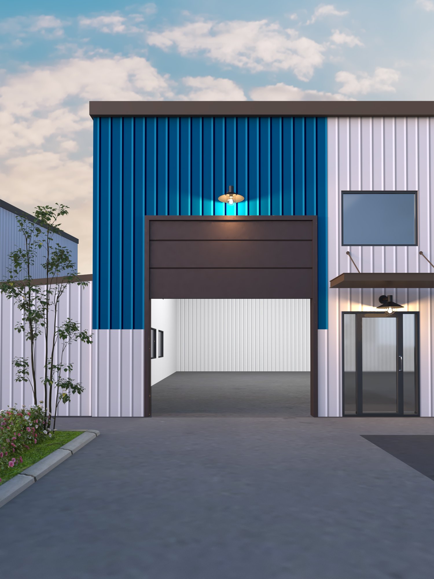 4_Individual Unit Exterior – Door Open-2